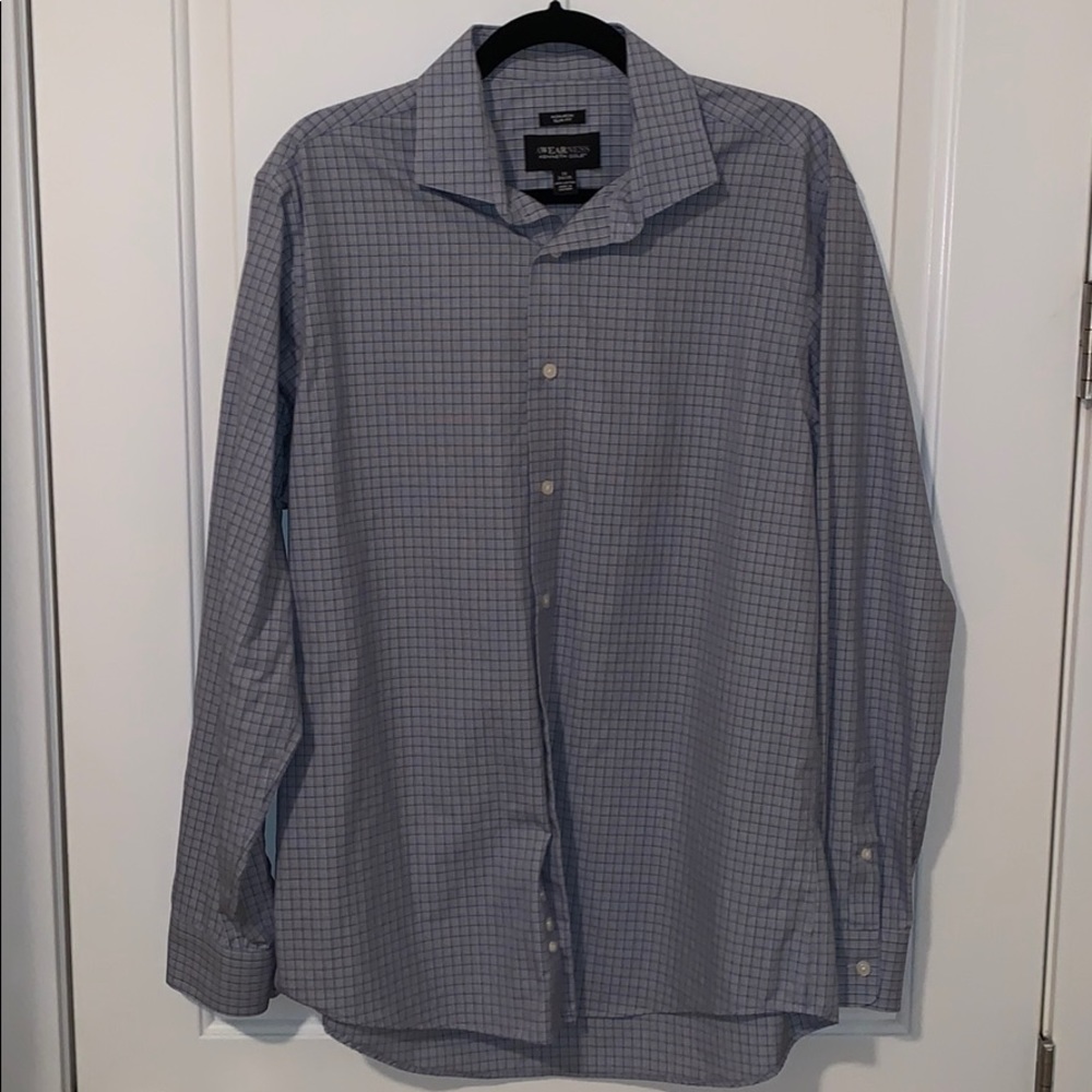 Cotton non iron slim fit 16 34/35 dress shirt